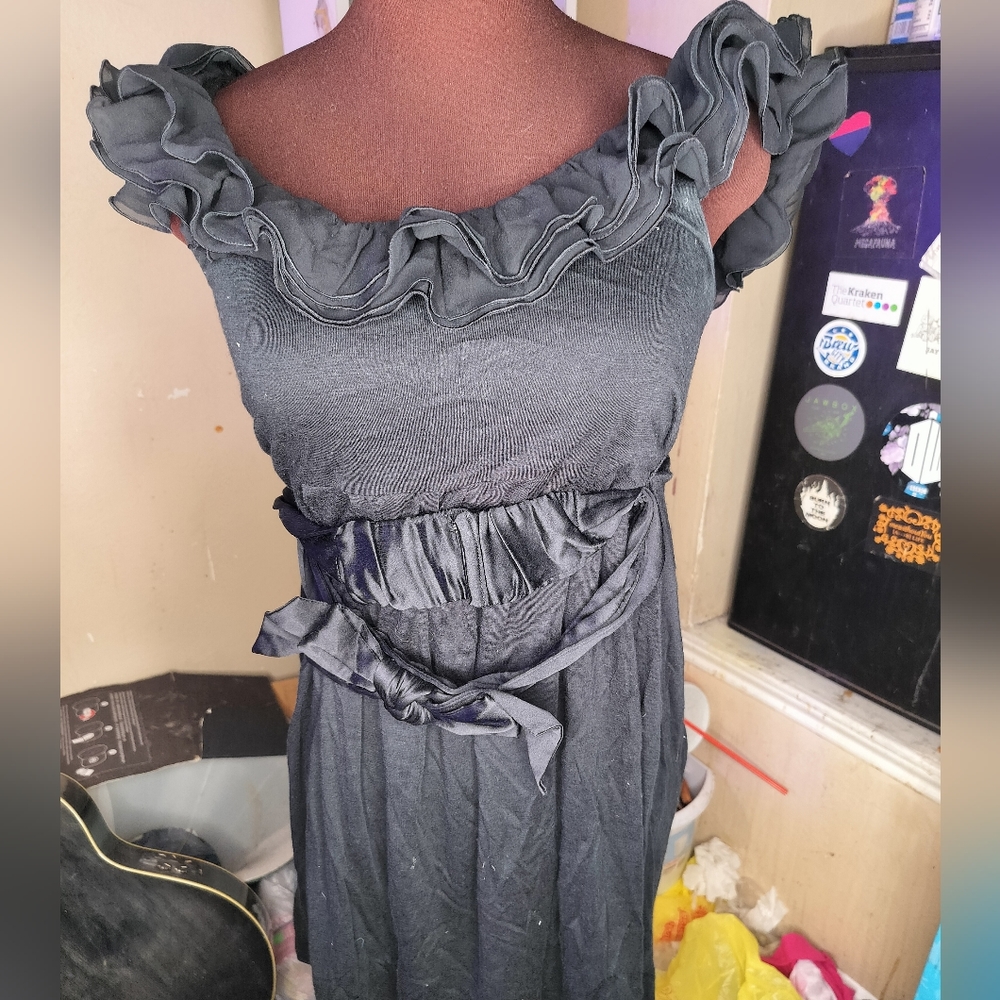 EUC Vintage Juicy Couture Black Midi Dress
